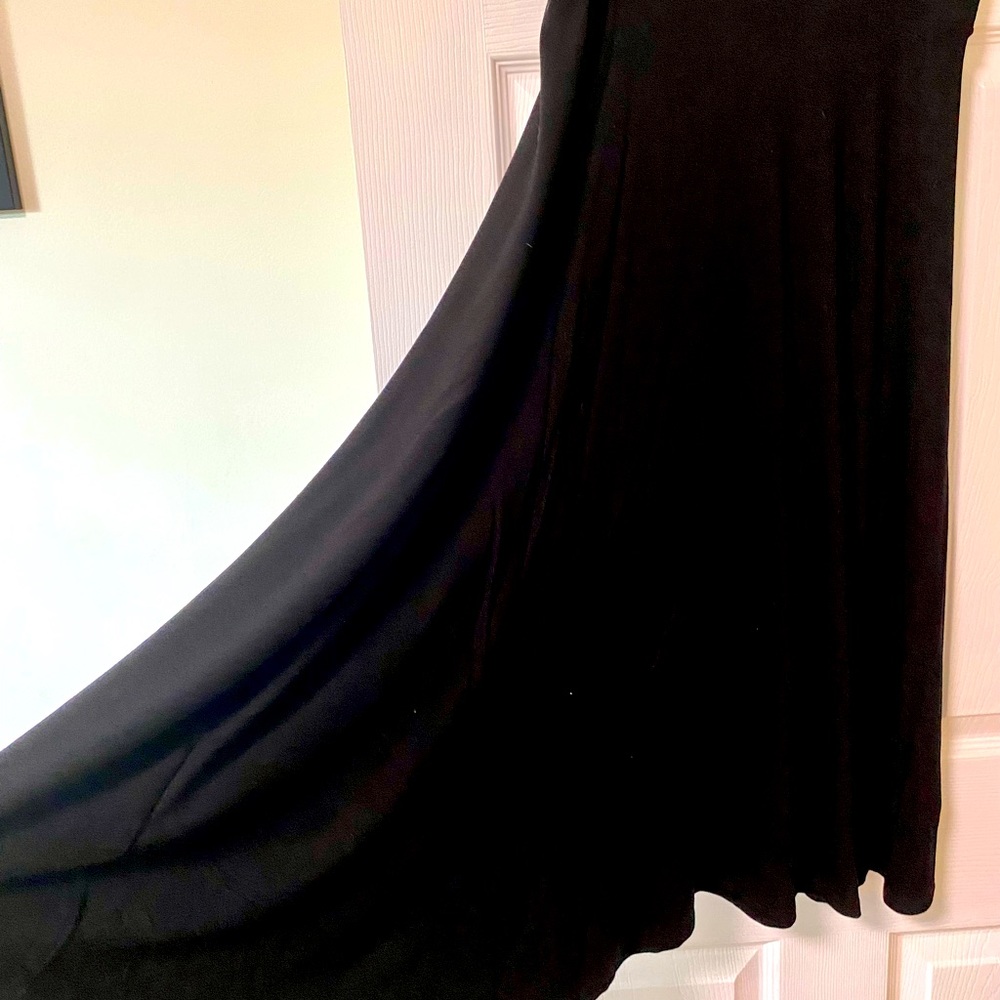 Boden Black Jersey Knit Skirt